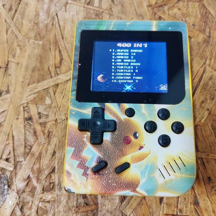 Mini consola portátil retro game 400 jogos bateria com ligação a tv