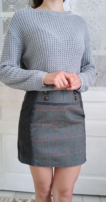 Юбка твидовая  от британского нишевого бренда