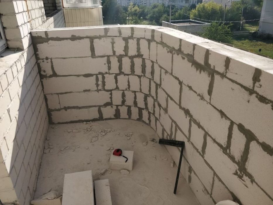 кладка газоблоку, ремонт