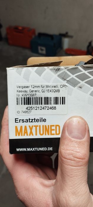 Gaźnik 2t skuter , 12 mm