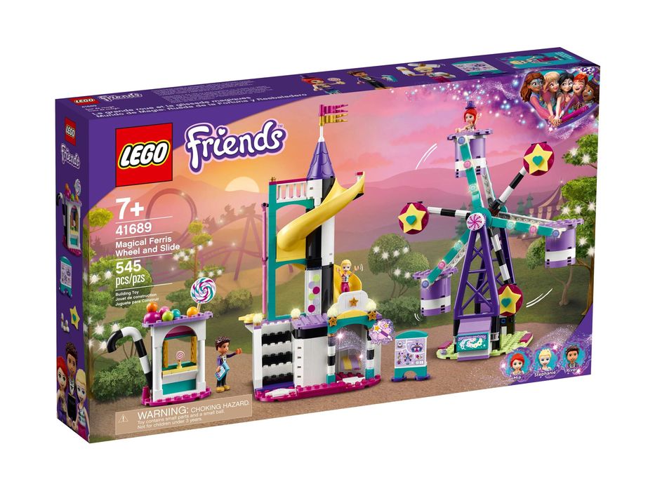 LEGO 41689 Friends Magiczny diabelski młyn i zjeżdżalnia