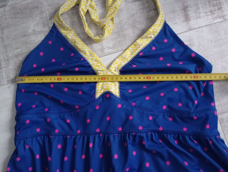 Oryginalny strój kąpielowy tankini sukienka z bikini majtki the north