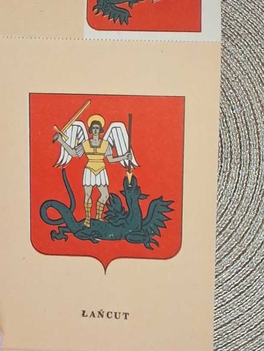 unikat - PRL Herby miast ziemi rzeszowskiej pocztówki 23 sztuki zeszyt kolekcjonerskie