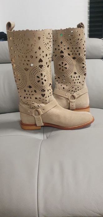 Kozaki Twinset Milano skora zamszowe nowe 38