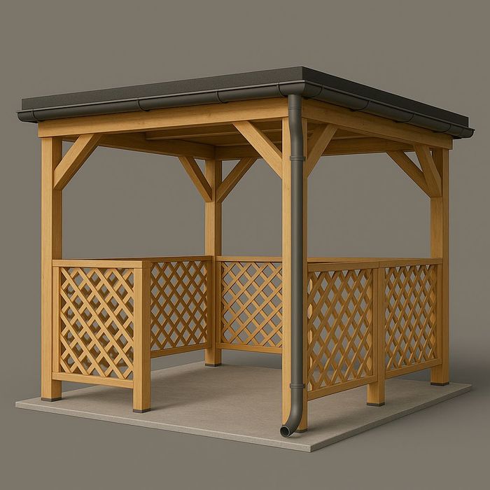 Altana 3x3 Dach płaski