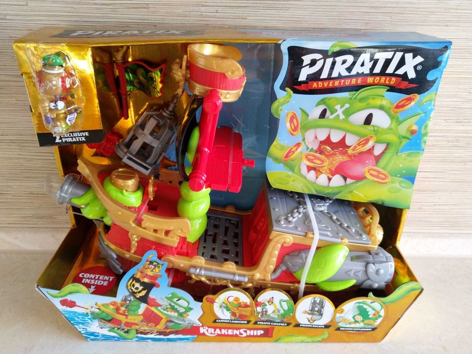 NOWY Piratix Zestaw Kraken Ship Statek Piracki Krakena Adventure World
