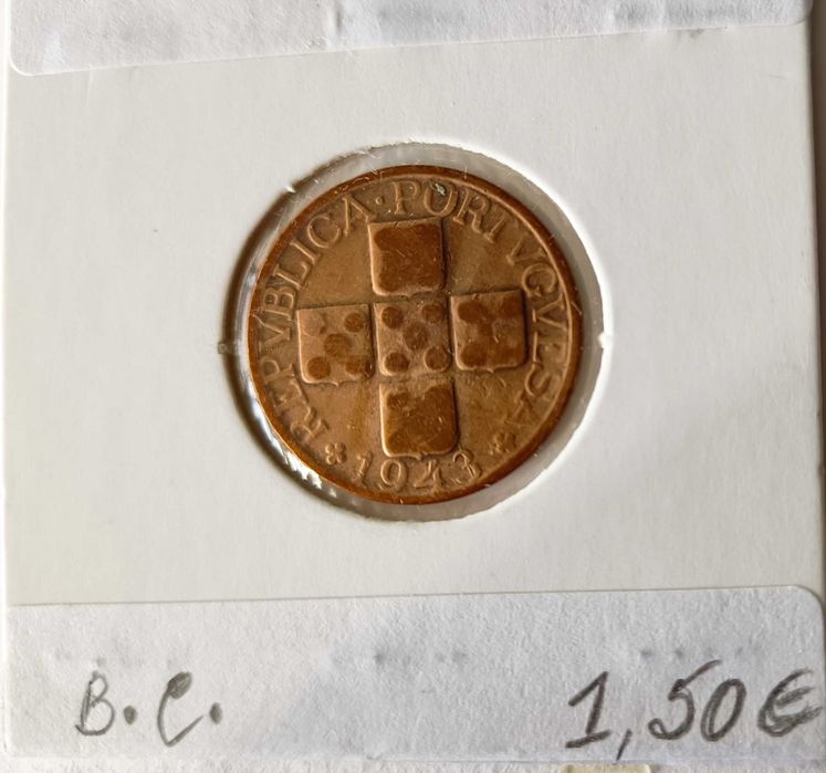 4 Moedas de XX Centavos da 2ª República Portuguesa ( Bronze )