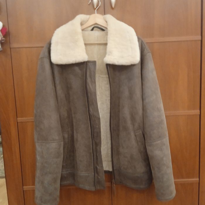 Kurtka skórzana kożuszek