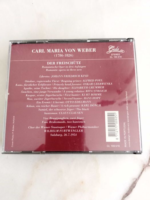 Weber, Der Freischutz, Furtwängler, 2CD