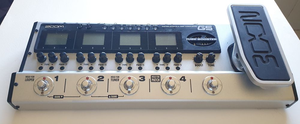 Pedaleira efeitos guitarra ZOOM G5