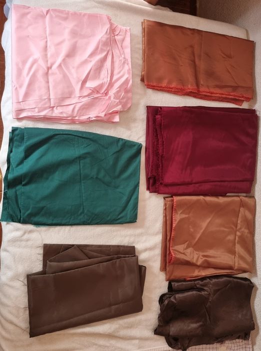 Tecidos vários restos valor cada