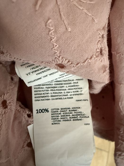 Bawełniana haftowana sukienka Mohito 40