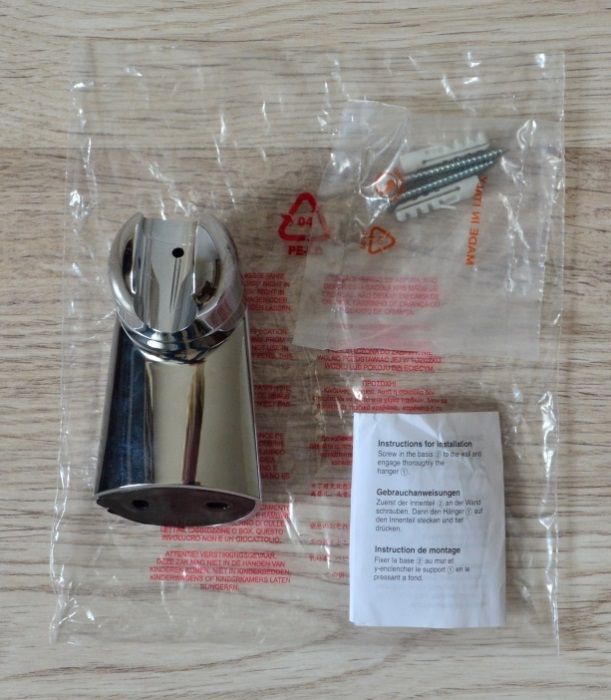 Держатель кронштейн для лейки душа Emmevi