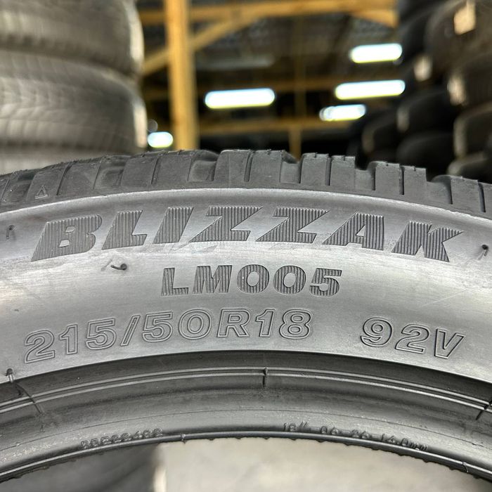 Склад шин 215/50 R18 Bridgestone Blizzak LM005 європейські шини бу протектор 5 мм 4 шт