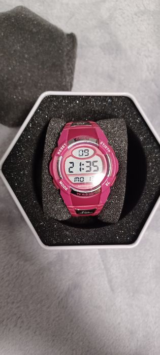 Zegarek am:pm różowy