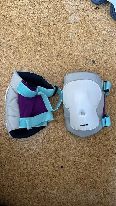 Kit completo de patins OXELO 35-38 + proteções + capacete