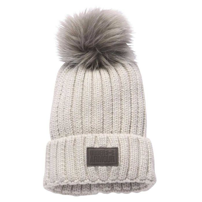 Шапка женская Under Armour Snowcrest Pom Beanie - 100% оригинал