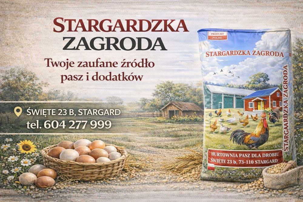 Pasza dla kur ekonomiczna 25 kg - Hurtownia Pasz Stargardzka Zagroda