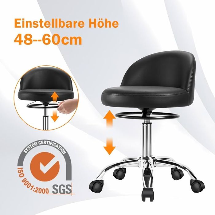 Fotel hoker z oparciem