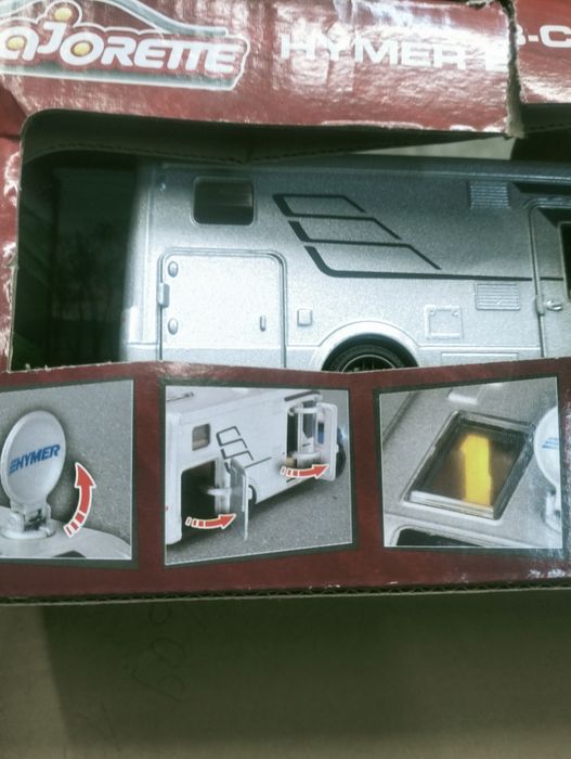 Majorette hymer b-class kamper nowy resorek autko duży dźwięk i światł