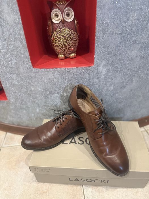Мужские туфли дерби Lasocki из натуральной кожи