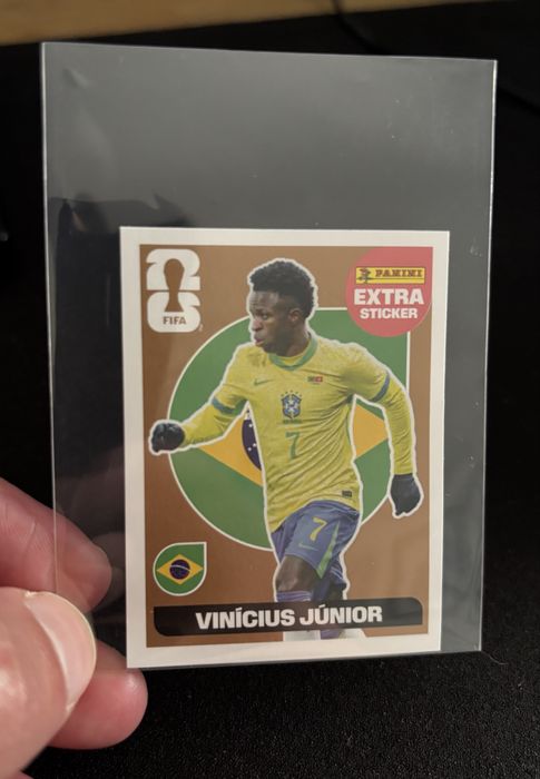 Vinicius Júnior | Brasil | Panini FIFA World Cup 2026 | Extra Sticker Bronze Edition