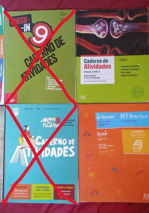 Vendo livros escolares - 9.º ano