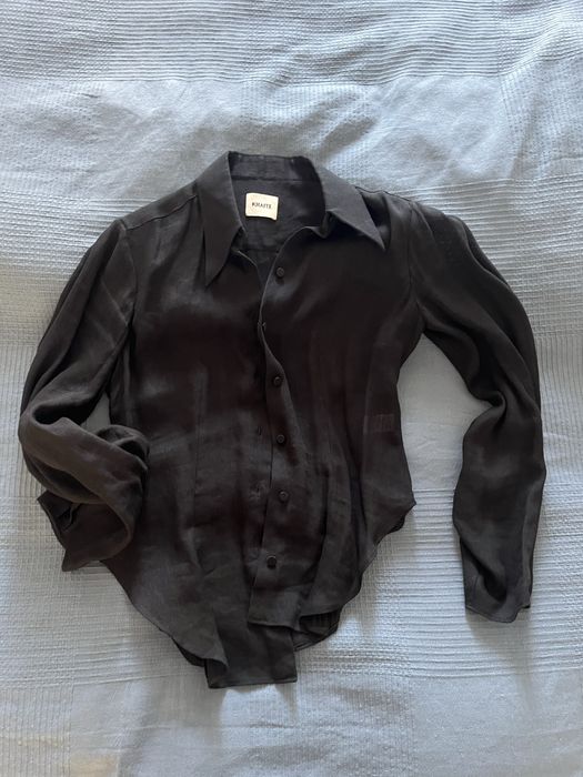 Напівпрозора блуза Khaite, оригінал