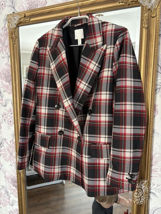 Піджак в клітинку H&M