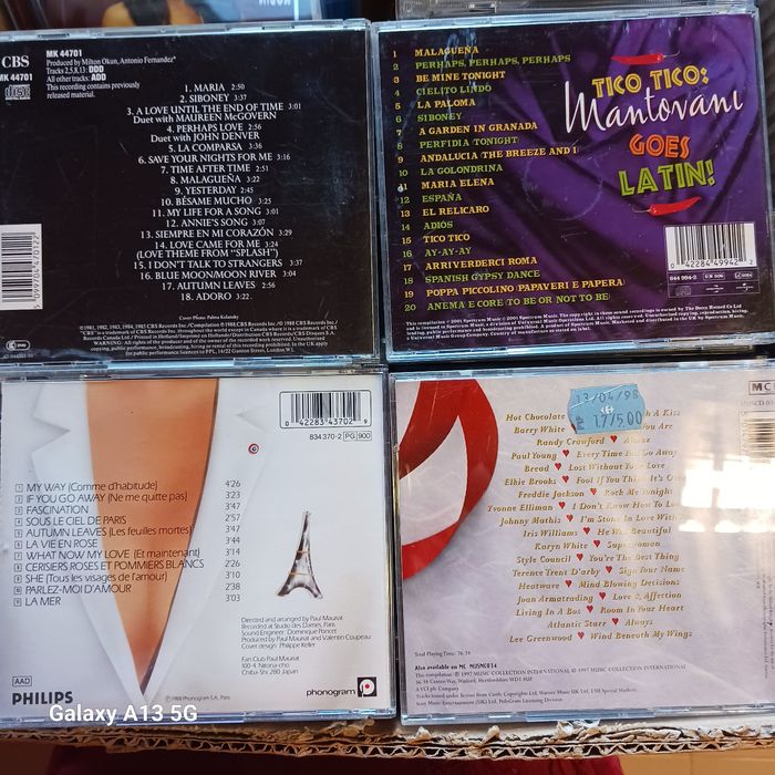 Vários Cds 2€ vários  artistas