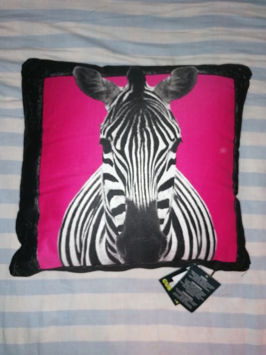 Almofada nova coração Funny e almofada zebra