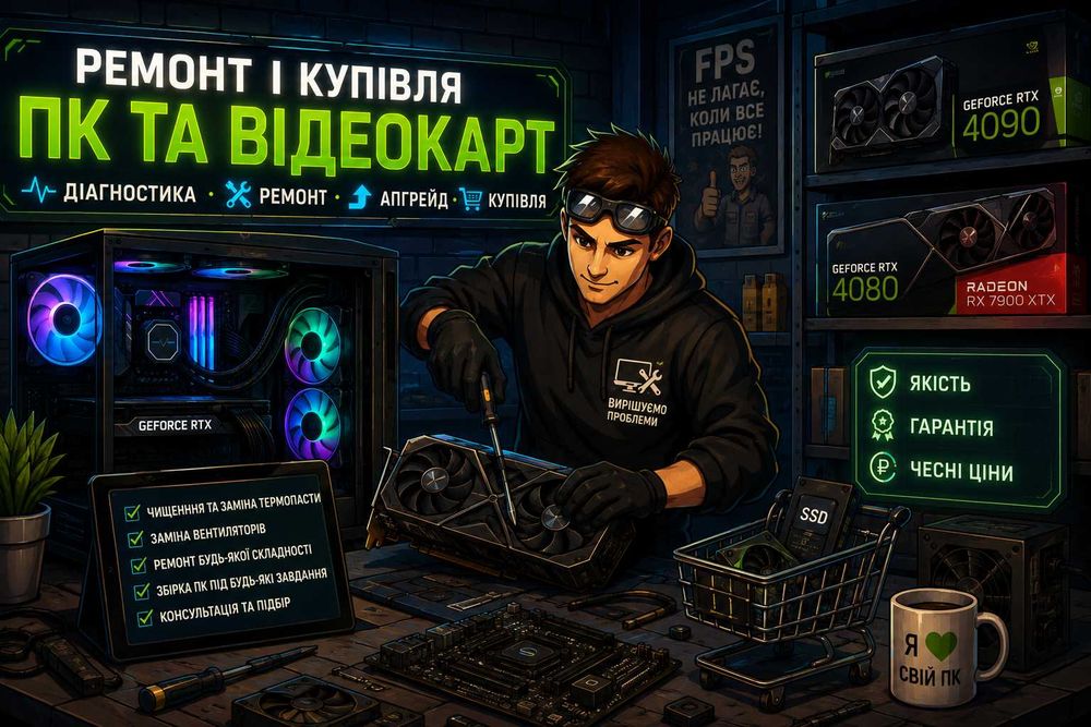 Ремонт Скупка Викуп Обслуговування майнінг ферм/ відеокарт/ПК оптом.