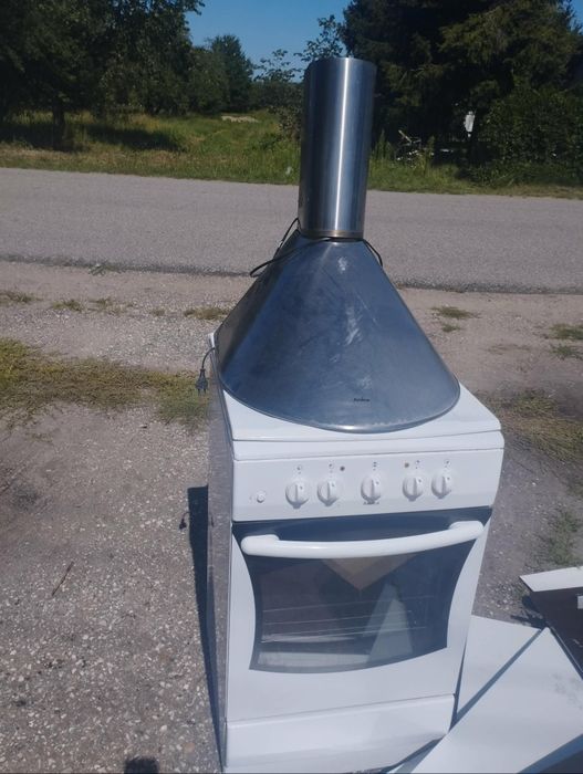 Kuchnia gazowa plus okap Amica