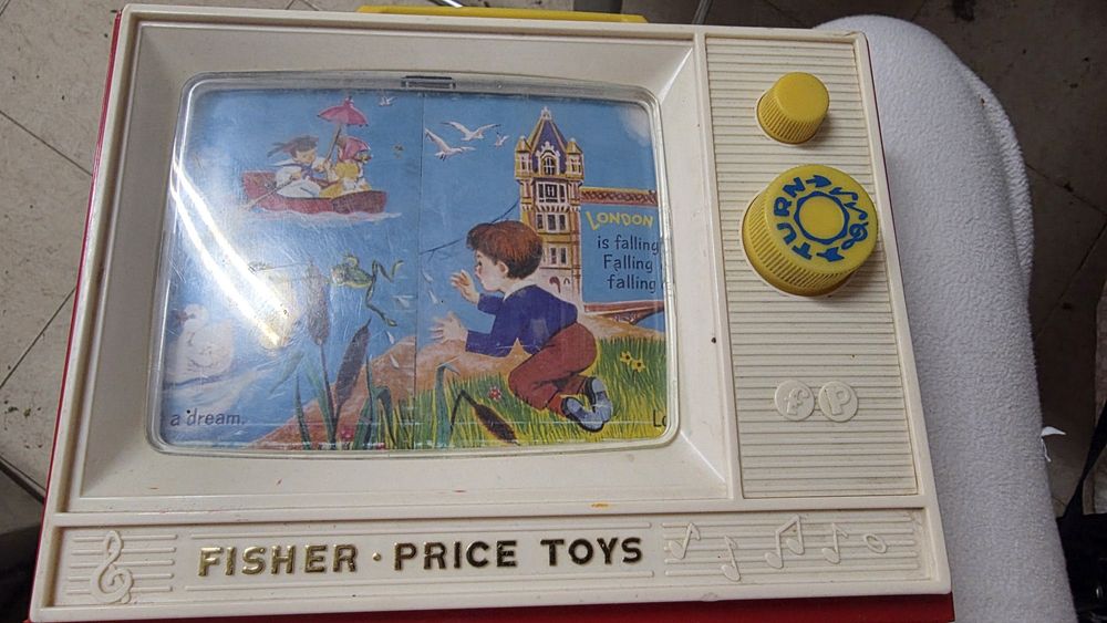 Caixa musica vintage fisher price