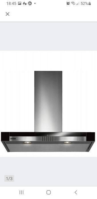 Okap kuchenny wyspowy Grundig GDK5775BXB