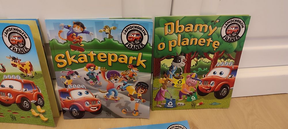 Seria ksiażeczek Samochodzik Franek (5 ksiażek)