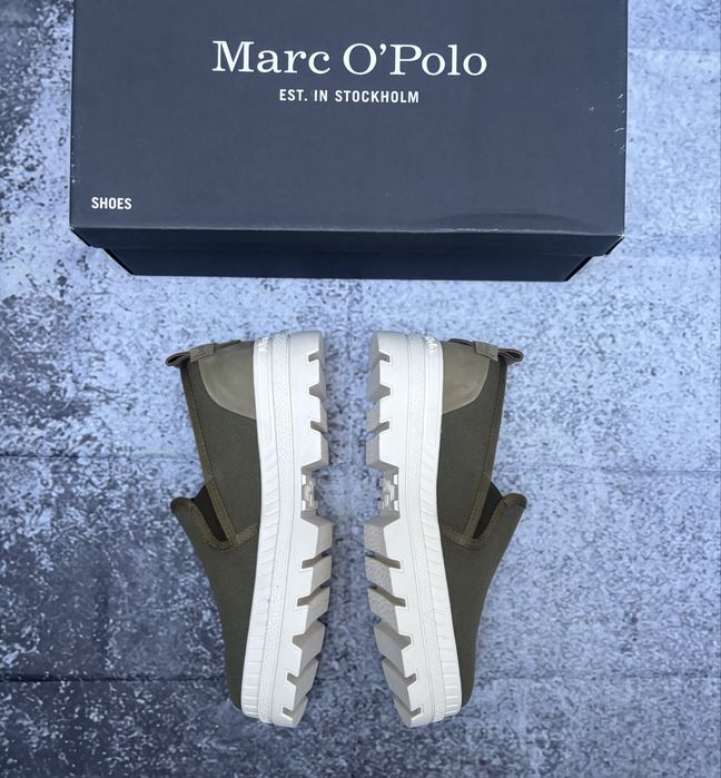 Marc O’Polo buty na platformie mokasyny loafersy