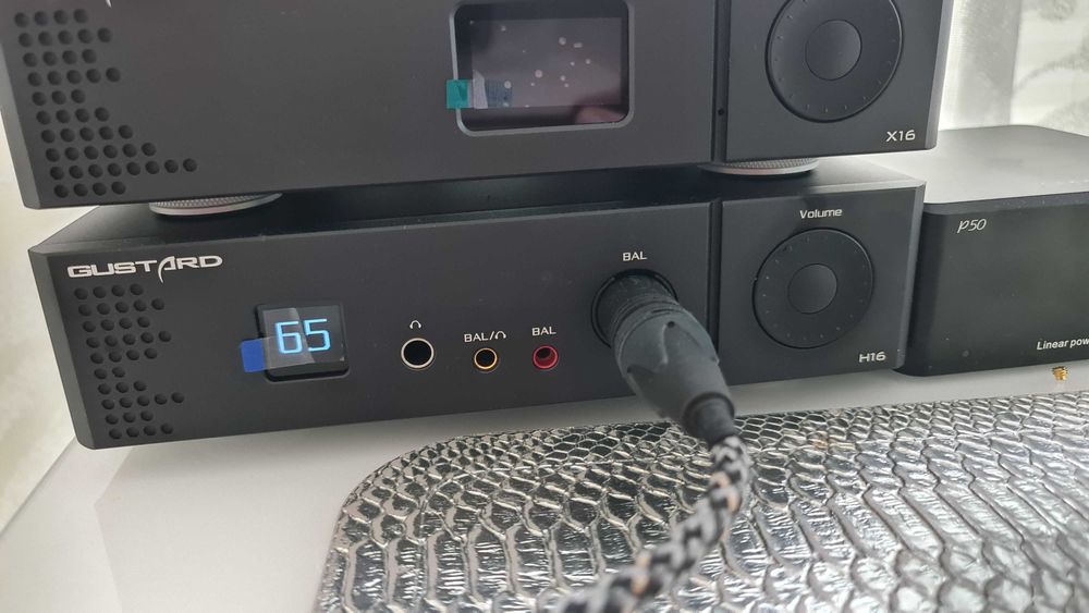 Gustard H16 HiFi wzmacniacz słuchawek Balanced Preamp XLR/RCA