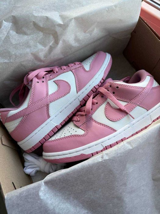 !АКЦІЯ! Nike SB Dunk Pink White 36 37 38 39 40 | найк сб данк рожеві
