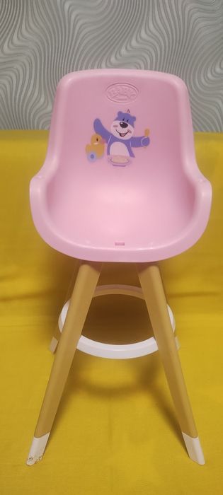 Високий стільчик для ляльки BABY born