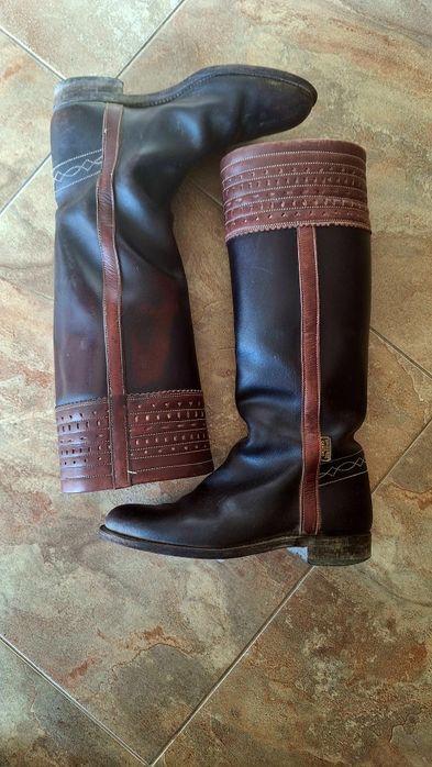 Botas de couro n° 38 equitação