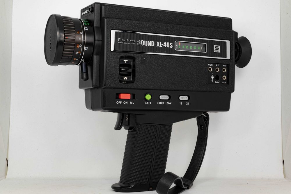 Sankyo Sound XL-40S + mikrofon + walizka DARMOWA DOSTAWA F.VAT japońska kamera filmowa Super 8