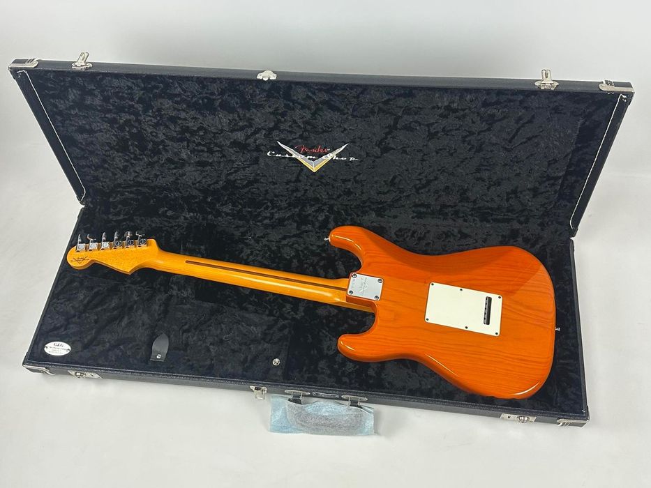 Fender Custom Shop Deluxe "Custom Special Stratocaster" Sunset Orange  (2013, як нова, 3.1кг!, 3300$)