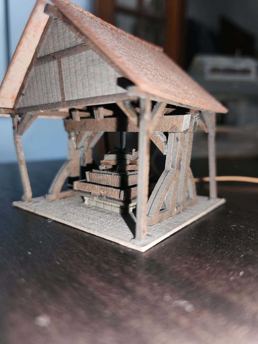 Terminal de carvão á escala de 1/87, para Modelismo