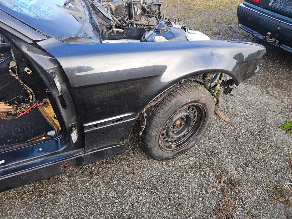 BMW E38 błotnik przed lift lewy prawy przód idealny arktis silber 309