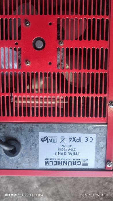 Теплова пушка grunhelm gph3