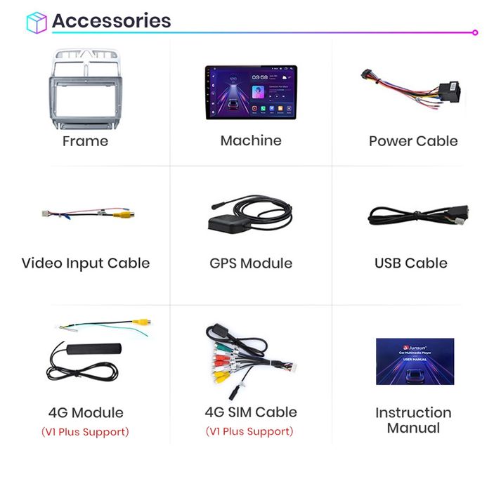 Rádio 9" android Peugeot 307 de 2002 a 2013 CARPLAY WIFI GPS Novo