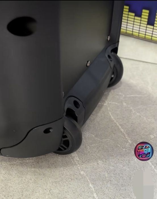 Блютуз колонка на 100Вт 2 мікрофона. Еквалайзер та караоке-режим