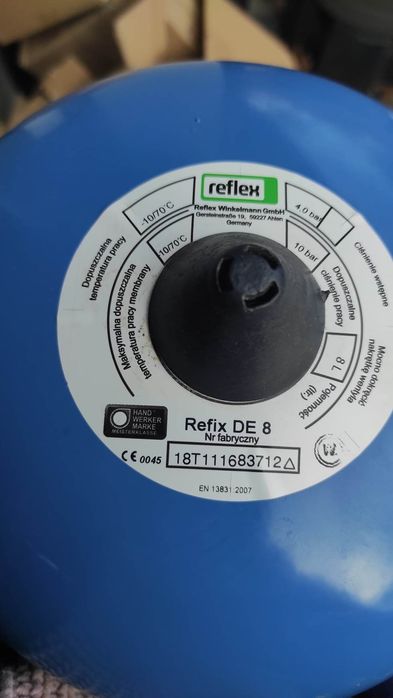 Naczynie przeponowe Reflex Refix DE 8