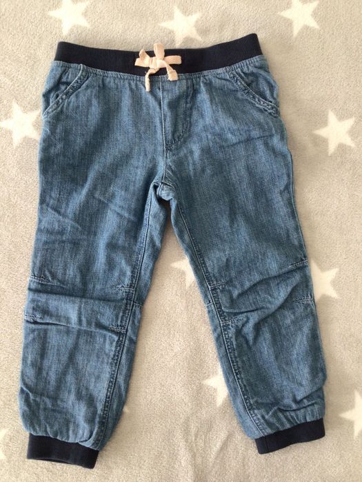 Calças/Joggers em ganga forradas, 2Anos